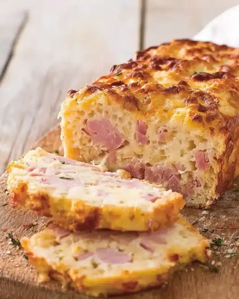 Pain de jambon à la moutarde et gruyère – Recette delicieux