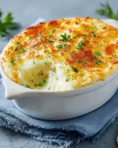 Parmentier de cabillaud à l’ail et au persil