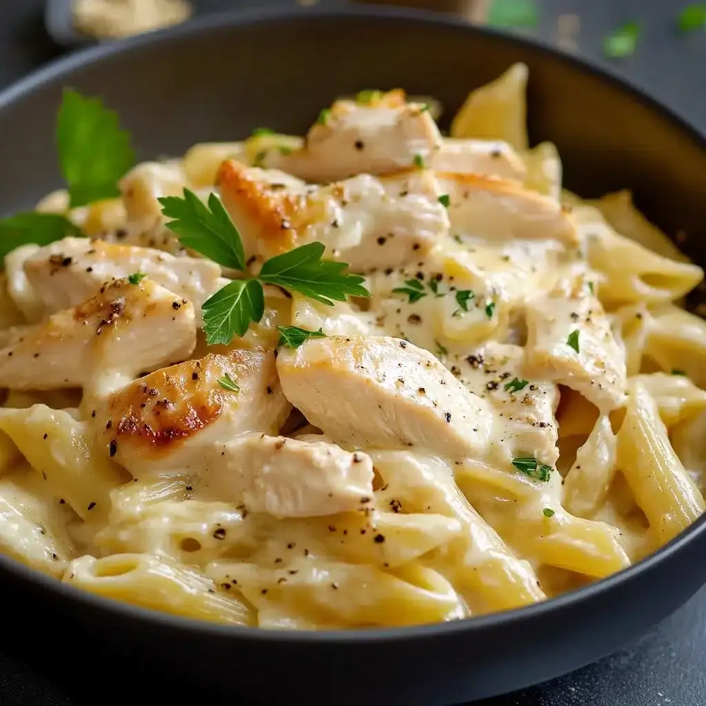 pâtes au poulet Boursin