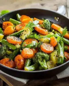 Poêlée de légumes croquants