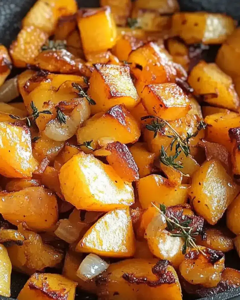 poêlée de patates douces sautées