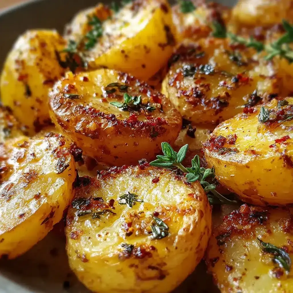 pommes de terre rôties à la moutarde
