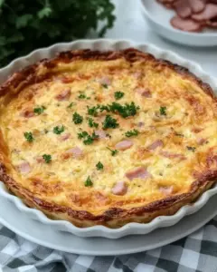 Quiche sans pâte à l’ancienne