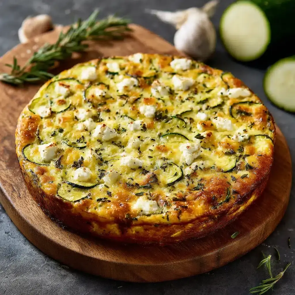 quiche sans pâte courgettes feta