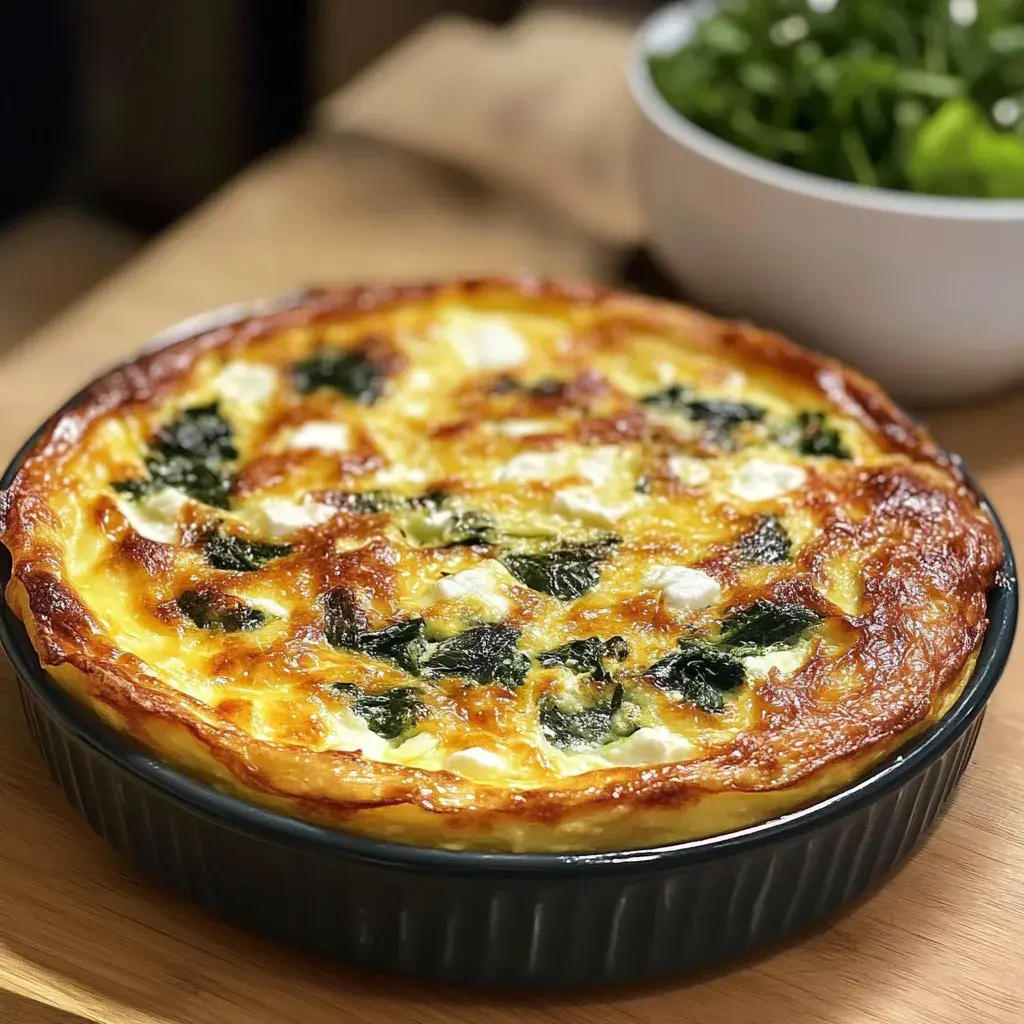 quiche sans pâte épinards feta
