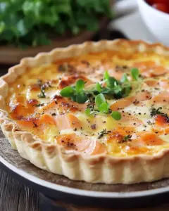 Quiche Facile au Saumon
