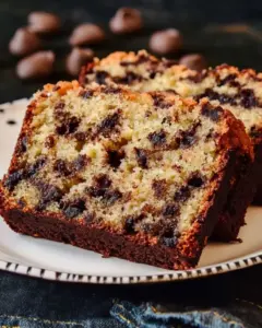 Banana Bread aux pépites de chocolat