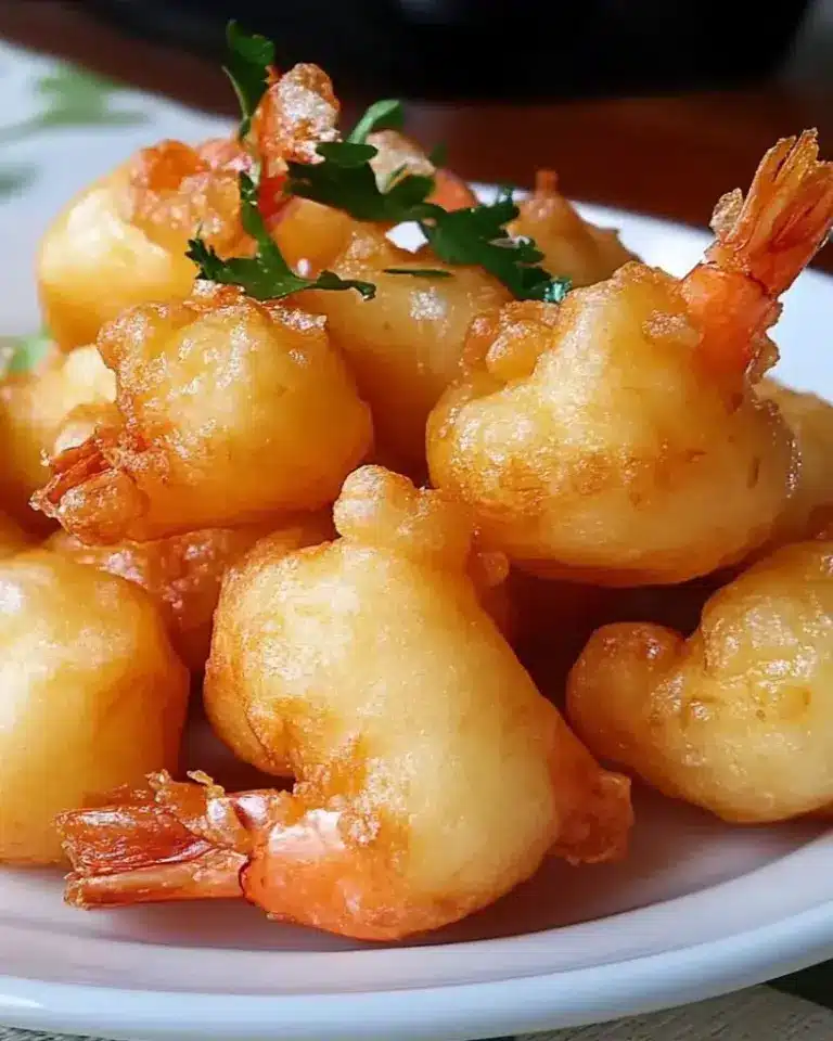 Beignets de crevettes croustillants – Recette delicieux