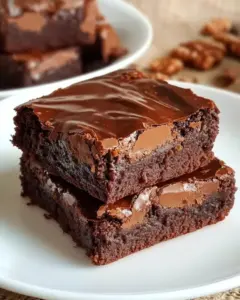 Recette Facile de Brownies Moelleux au Chocolat Noir
