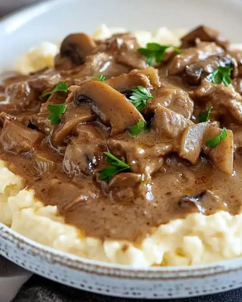 recette bœuf Stroganoff maison