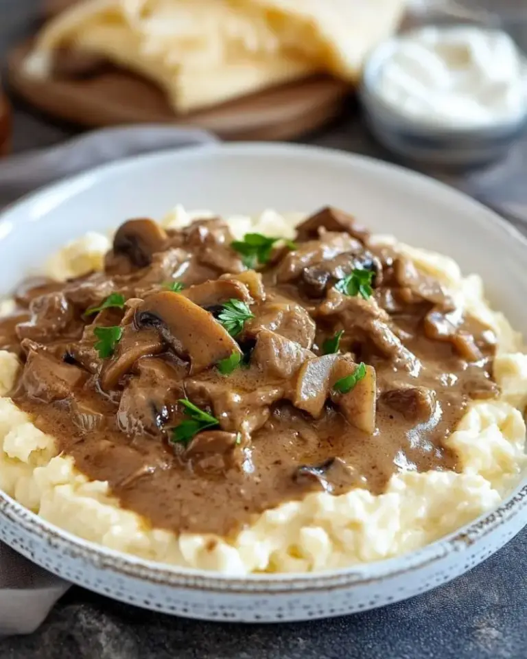 Bœuf Stroganoff – Recette delicieux