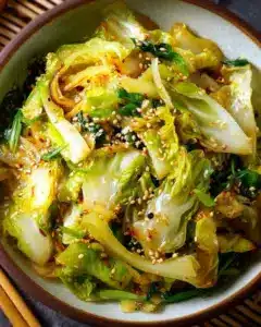 Chou chinois sauté rapide et savoureux
