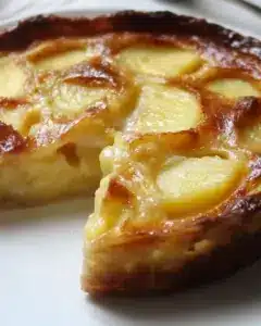 Clafoutis aux pommes fondant