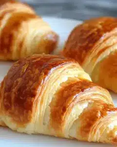 Croissants au beurre authentiques