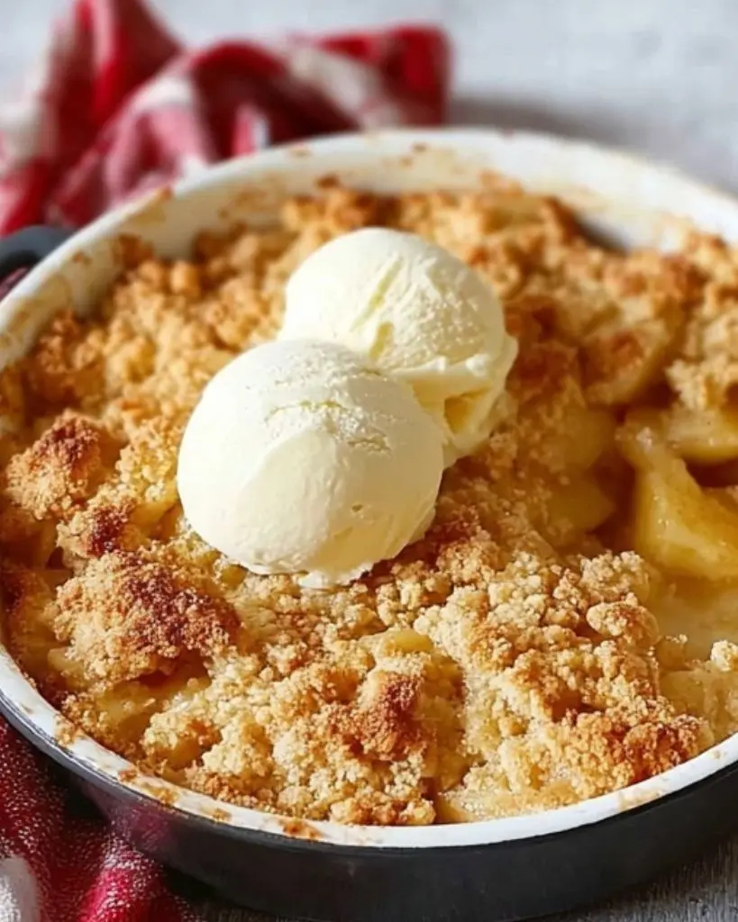 recette crumble aux pommes