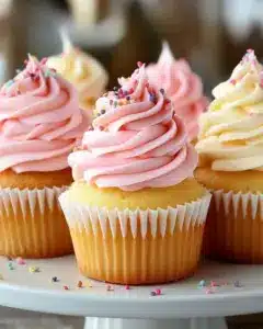 Cupcakes moelleux au glaçage onctueux