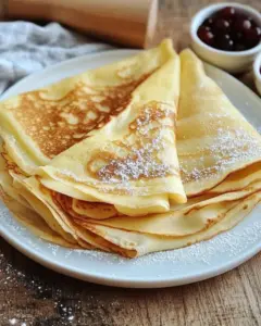 Crêpes maison légères et moelleuses