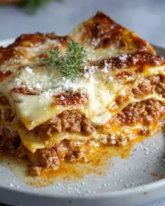Lasagnes Maison Italiennes Faciles
