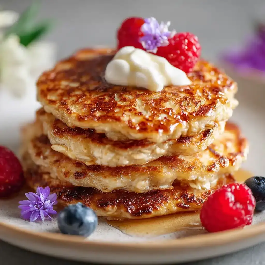 recette galettes flocons avoine yaourt