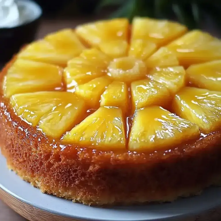 Gâteau à l’Ananas Facile et Moelleux