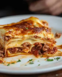 Lasagnes Bolognaises Maison