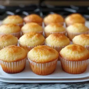 Muffins Moelleux à la Vanille