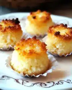 Petits Gâteaux Moelleux à la Noix de Coco