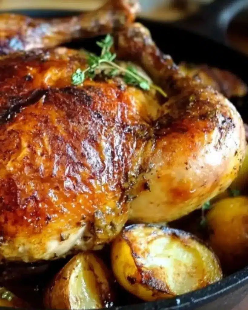 recette poulet rôti maison