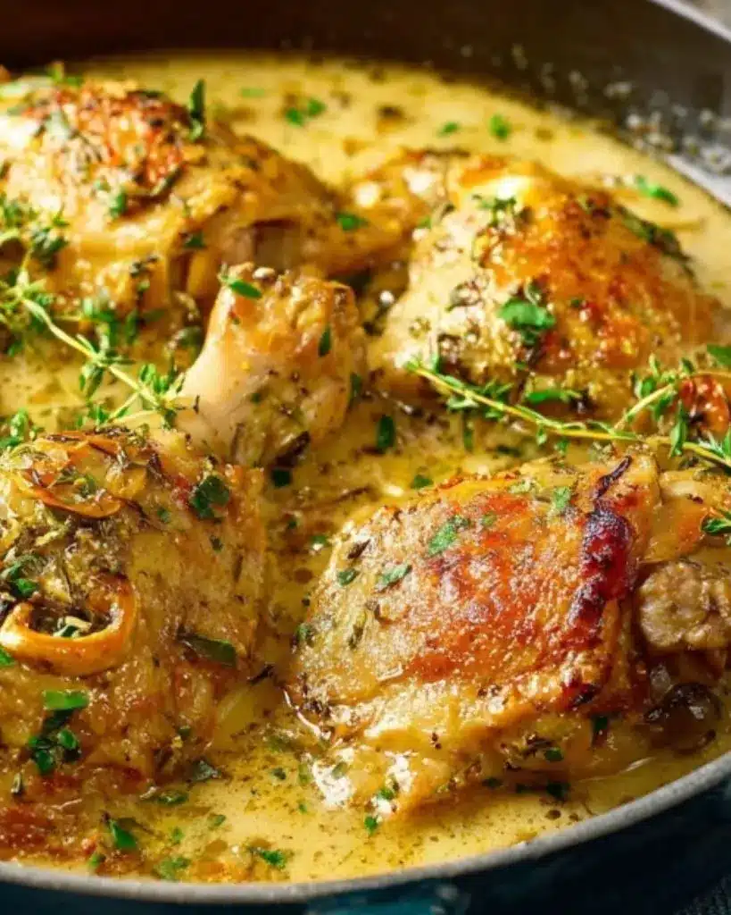 recette poulet vin blanc