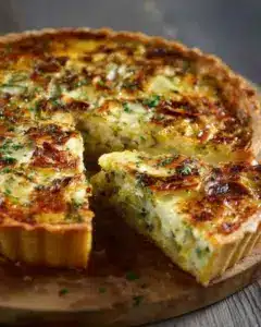 Quiche facile aux poireaux maison