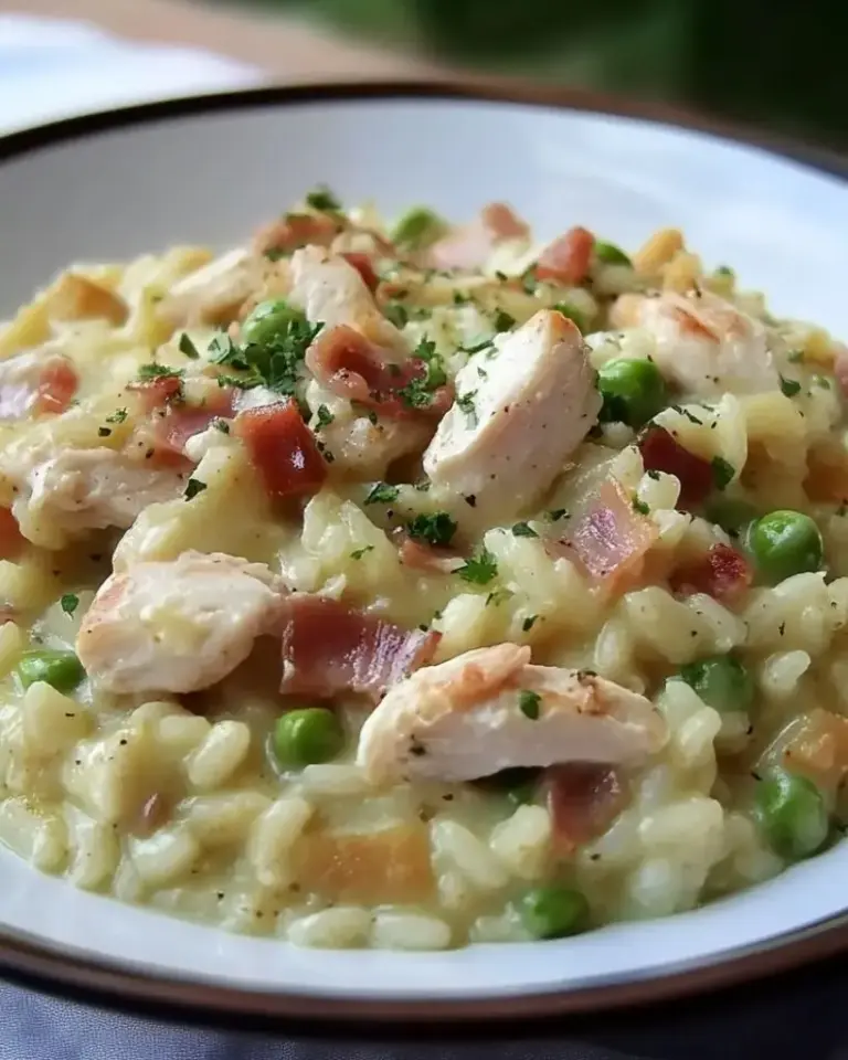 Risotto au Poulet Crémeux et Savoureux – Recette delicieux