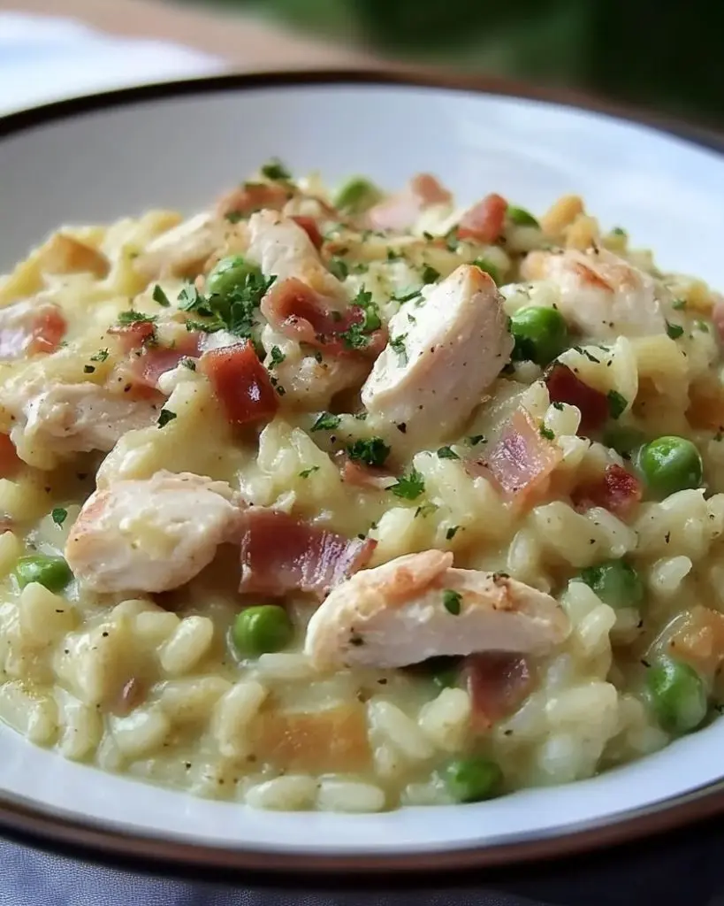 Risotto au Poulet Crémeux et Savoureux – Recette delicieux