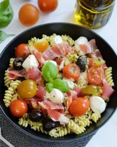 Salade de Pâtes à l’Italienne Facile et Rapide
