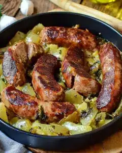 Saucisses au Chou Vert Traditionnelles