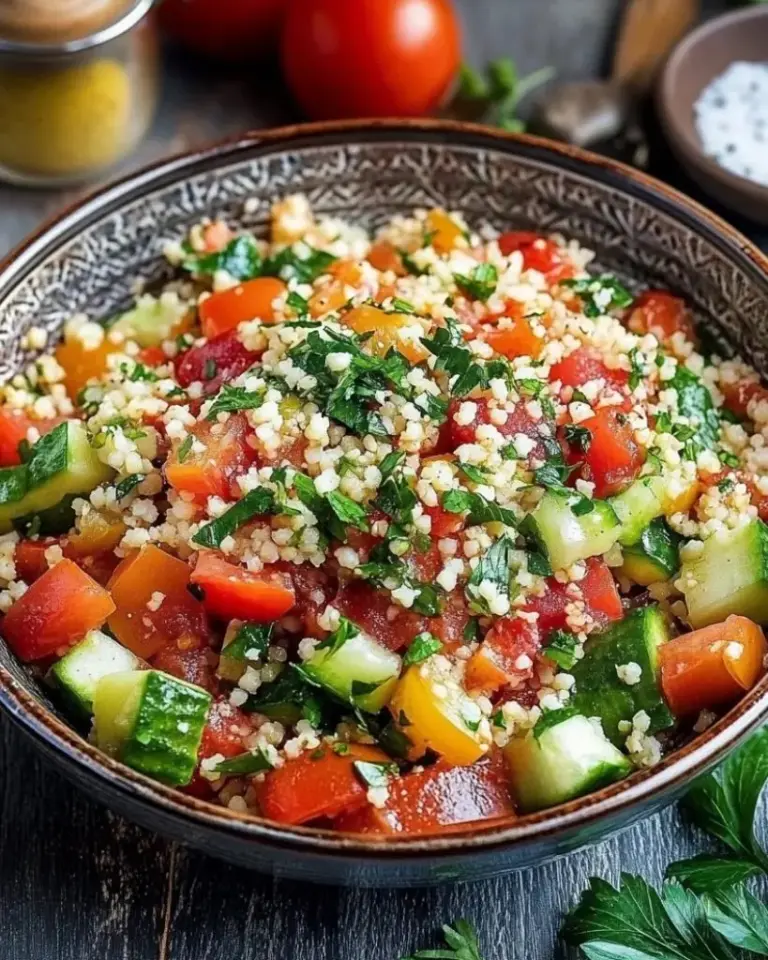 Taboulé maison frais et parfumé – Recette delicieux