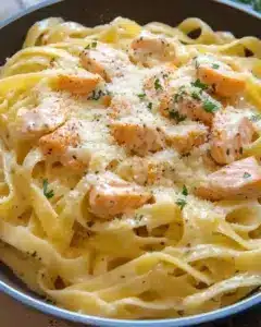 Tagliatelles au Saumon et Crème Fraîche