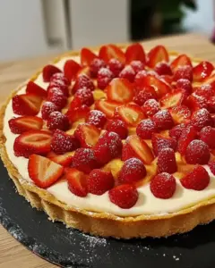 Tarte aux Fraises Facile et Délicieuse