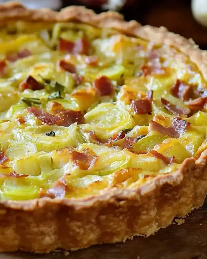 recette tarte aux poireaux