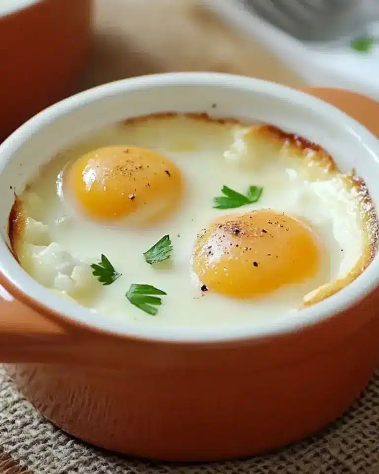 Oeufs cocotte au four – Recette delicieux