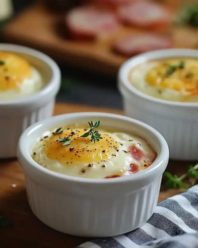 Œuf Cocotte au Four – Recette delicieux
