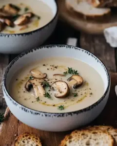 Velouté de Champignons Onctueux