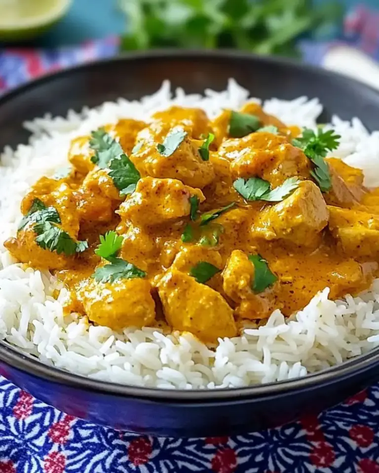 Riz Blanc à la Sauce au Poulet et Curry – Recette delicieux