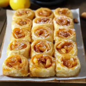 Roulés feuilletés aux pommes express