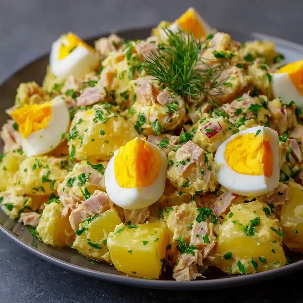 salade de pommes de terre au thon