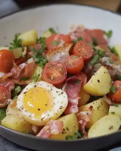 Salade de pommes de terre facile et gourmande