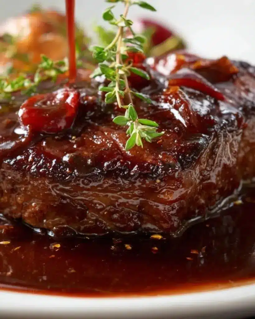 sauce au vin rouge