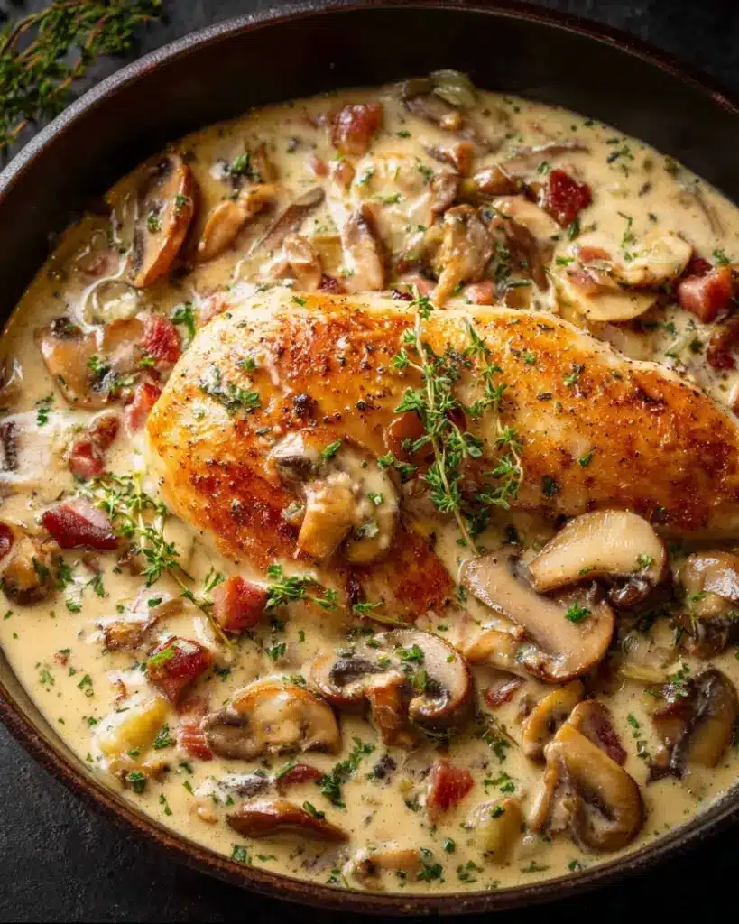 Sauce forestière aux champignons – Recette delicieux