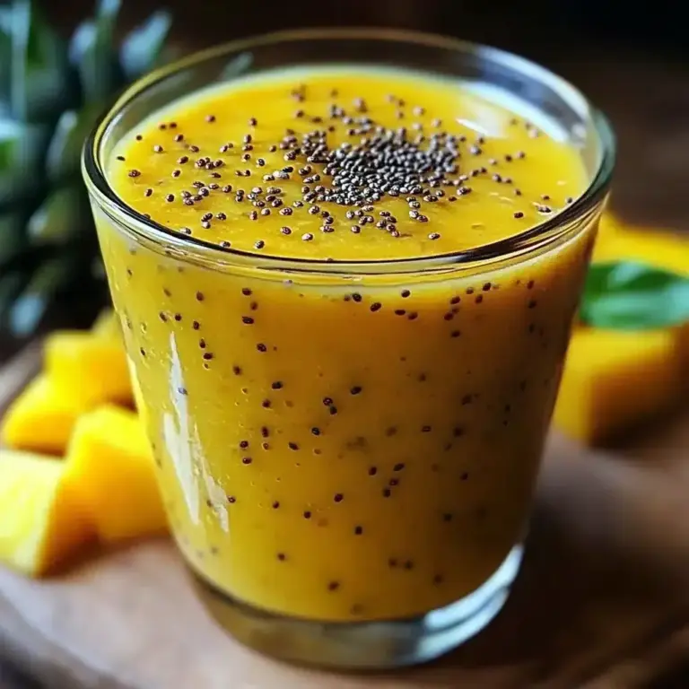 Smoothie Brûle-Graisse Ananas & Mangue