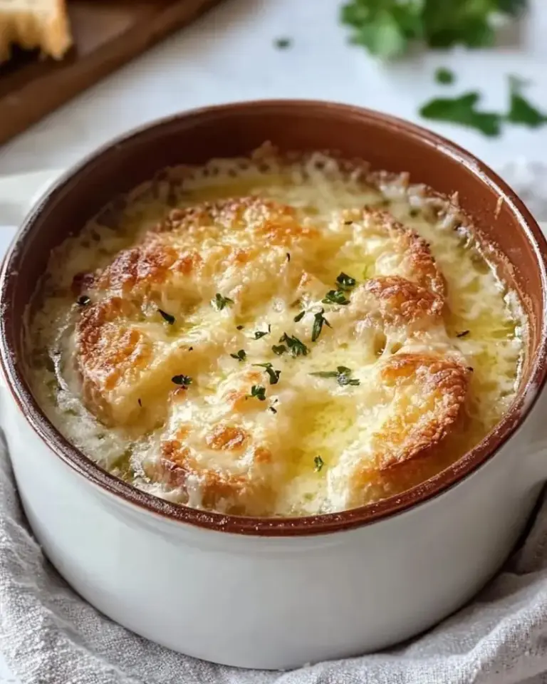 Soupe à l’Oignon Gratinée à l’Ancienne – Recette delicieux