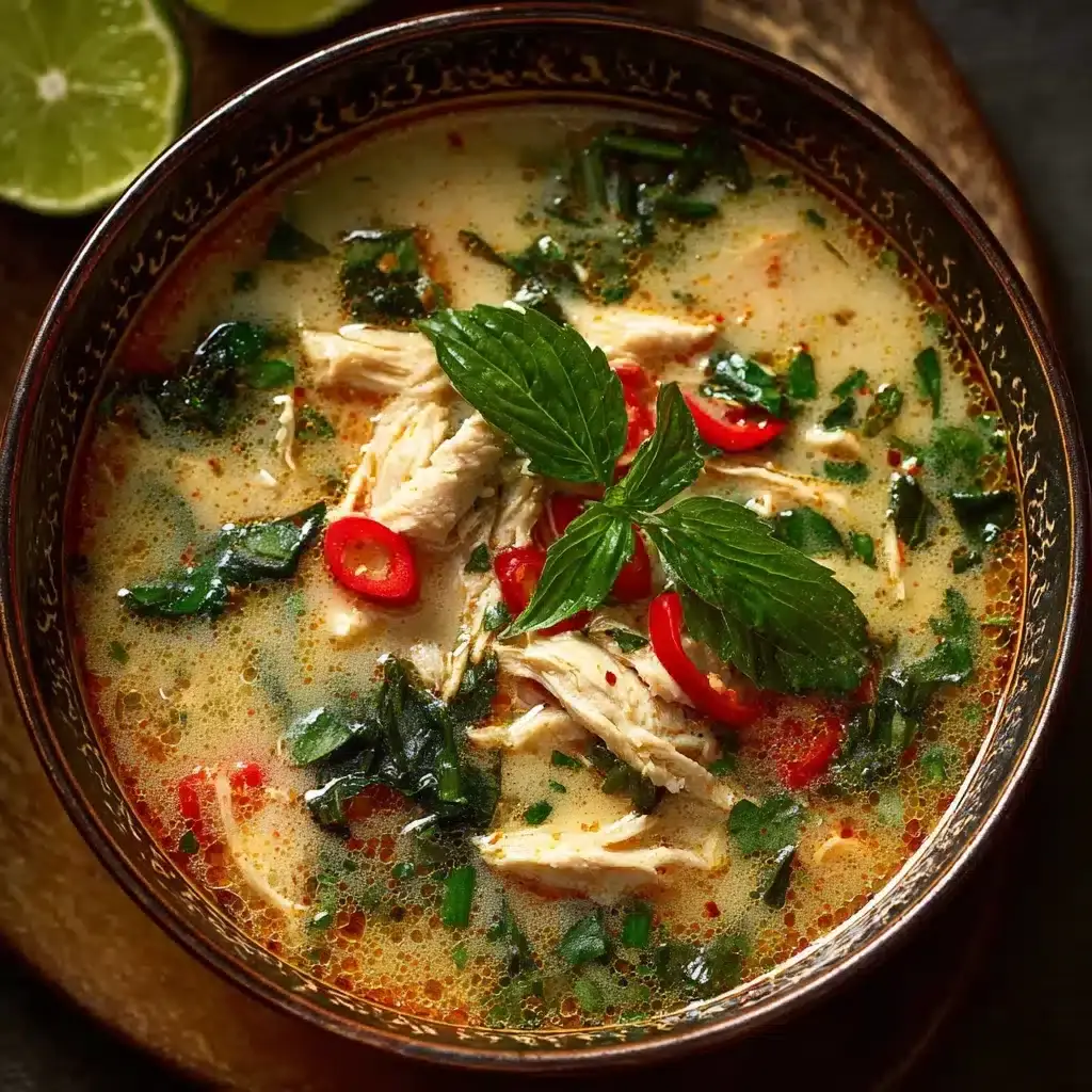 soupe thaï au poulet